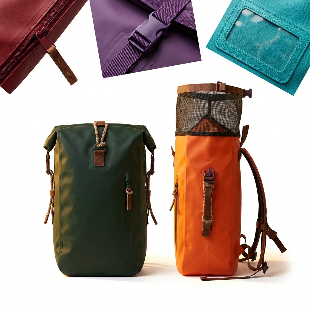 Expedition-Ready 500D Ripstop Roll-Top Dry Backpack