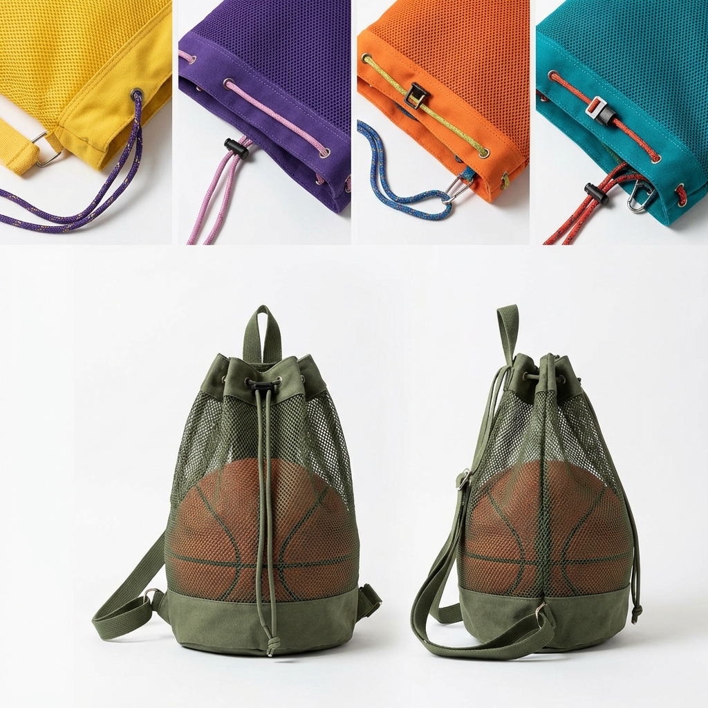 SportMesh Drawstring Ball Bag
