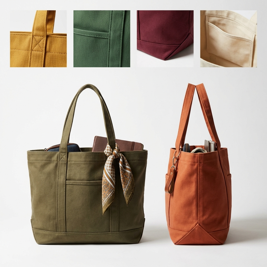 The Everyday Hauler: Durable Canvas Tote for Work & Travel