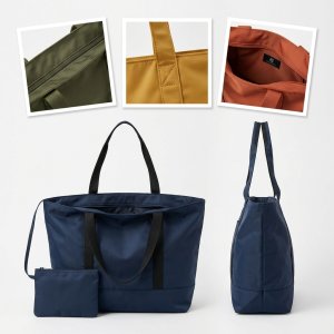 Eco-Haul: Premium Foldable Tote with Comfort Grip