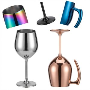 Stainless Steel Drinkware Set in Assorted Finishes