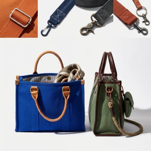 The Essential Snap-Closure Canvas Tote